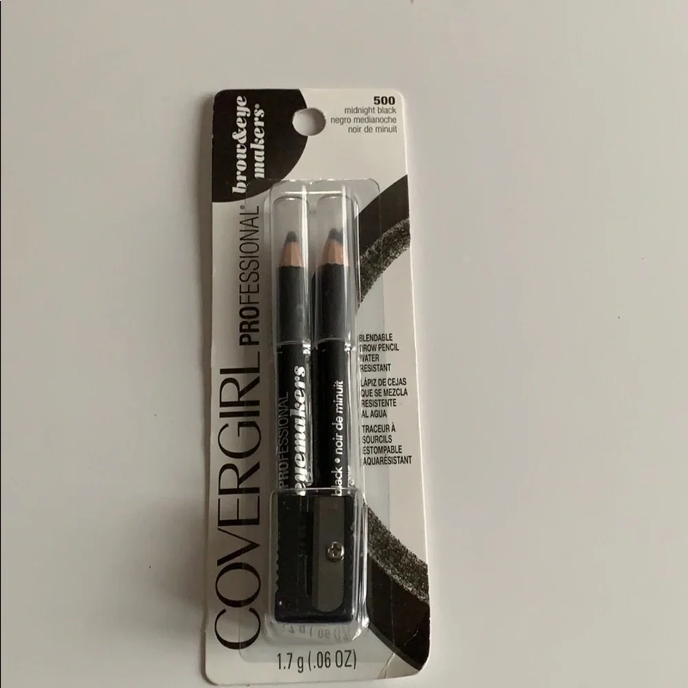 3 Cover-girl midnight black eye brow pencils‎